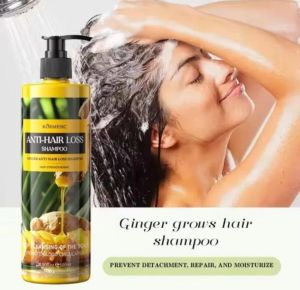 Mokeru Shampo Ginger Essence Penghitam Rambut Uban 500ml Mokeru Shampoo Pewarna Rambut & Perawatan Rambut Shampo Rambut Hitam FA
