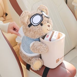 MUSCLEX Kích thước nhỏ gọn. Giá đựng giấy vệ sinh ô tô Thiết kế độc đáo Đa chức năng Hộp đựng đồ dùng cho xe hơi Thực tế Hai ngăn chứa Hộp đựng đồ để trên tay vịn ghế. Dành cho ô tô