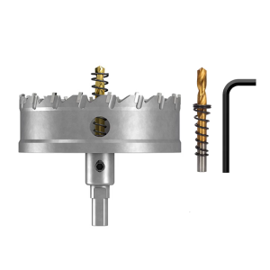 Chuyên Nghiệp 100Mm Kim Loại Lỗ cấu tạo bằng nhôm Carbide cưa lỗ Cho Ống tấm thép Khoan