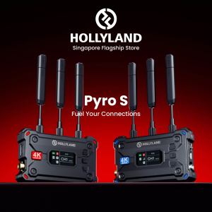 Hollyland Pyro S Wireless Video Transmission System for Camera 400m Range 0.05s Low Latency 1TX Support 4RX HDMI and SDI Input/Output