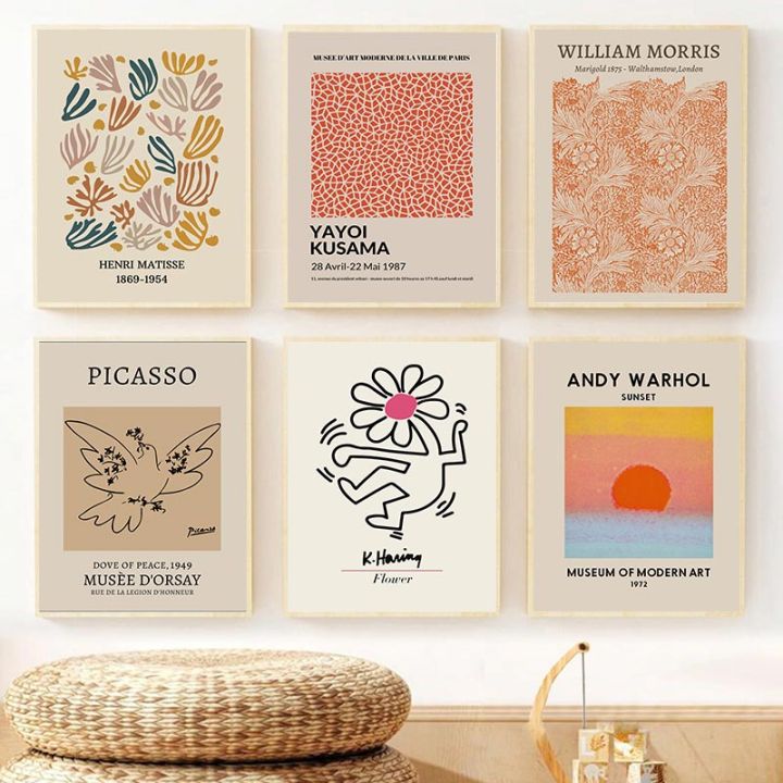 Chợ hoa Tranh vải bố Tranh trang trí tường triển lãm Bắc Âu matisse ...