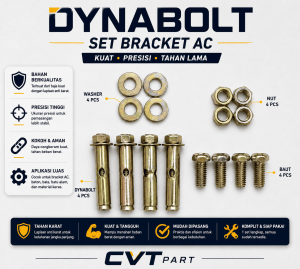 Dinabol Set Bracket / Dynabolt Set Breket AC