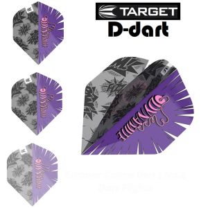 TARGET DARTS FLIGHT- No2 Standard Eleanor Cairns Gen 1 DART FLIGHTS 3PCS/PACK