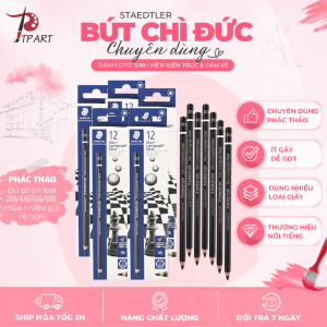 Bút chì Đức Staedtler - Vẽ tranh phác thảo bút chì than phác thảo nghệ thuật vẽ chân dung truyền thần