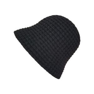 DOWNA Coldproof Bucket Hat Thicken Ear Protection Knitted Fisherman Hat Casual Versatile Winter Cap for Women
