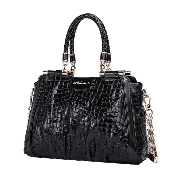 Aidrani%20%20%20New%20Women's%20Crocodile%20Pattern%20Lacquer%20Leather%20Handbag%20High%20end%20Fashion%20Versatile%20Cowhide%20Commuter%20Bag%20-%20Image%209