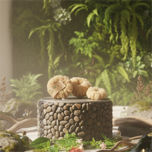 Set 2 Bùi Nhùi Cọ Xoong Nồi - Lành Tính - Không Chất Tẩy Trắng - Không Là Trầy Xước Xoong Nồi