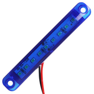 ไฟเตือนลูกปัดนำกันน้ำหลอดไฟแบบกว้างข้างรถบรรทุก12-24โวลต์9msd ไฟท้ายสายพ่วง