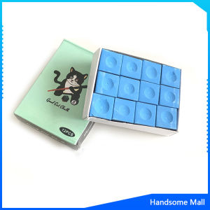 H.S. ชอล์กฝนหัวคิว สีน้ำเงิน กล่องละ 12 อัน Billiard Chalk