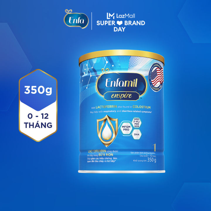 Sản phẩm dinh dưỡng công thức Enfamil Enspire 1 - 350G dành cho trẻ từ 0-12 tháng
