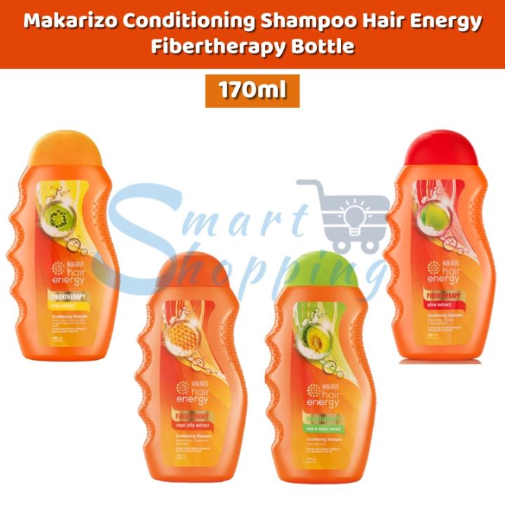 Makarizo Conditioning Shampoo Hair Energy Fibertherapy ( Botol170ml ) / Perawatan Rambut
