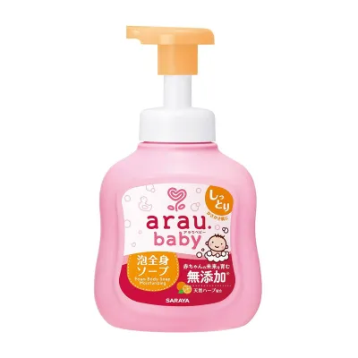 SARAYA Arau Baby Foam Body Soap Moisturizing - 450ML