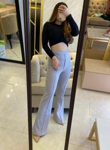 Celana Cutbray List Jahit Highwaist & Celana Highwaist Scuba Kantoran 516 Jessie Collection