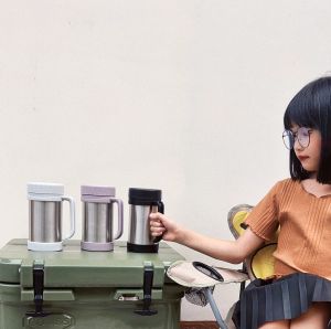 แก้วเบียร์ Beer Mug แก้วน้ำสูญากาศมีหูจับ กระติกน้ำ กระติกเก็บความร้อนความเย็น แก้วน้ำสแตนเลส