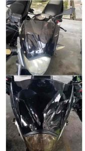 YAMAHA FZ FZ150 V2-V4 NEW DIAMOND COWLING VISOR + BRACKET SET WINDSHIELD WIND SHIELD CERMIN FAIRING V2 V3 V4