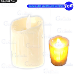LAMPU LILIN LED CANDLE BATERAI CENTERPIECE MELTED L384 LAMPU LILIN-LILINAN LAMPU DEKORASI KAMAR ESTETIK