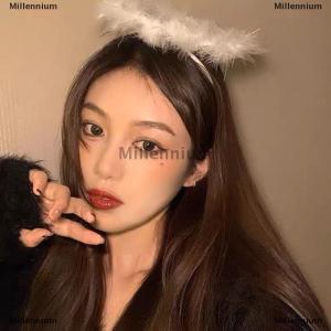 [COD] Millennium Giáng sinh biểu diễn bên ủng hộ lông thiên thần Headband cosplay trang phục thiên thần trang phục thiên thần Halo Headband