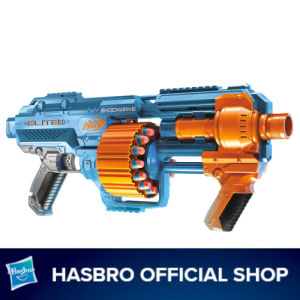 Nerf Elite 2.0 Shockwave RD-15 Blaster Toy with 30 Official Nerf Darts Blaster Action Toy with 15-Dart Rotating Drum Pump-Action with Built-in Customising Capabilities Toys for Boys Age 8+ Outdoor Games Gift Idea for Kids