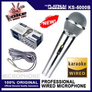 New 100% Original Platinum Heavy Duty Wired Microphone KS-5000