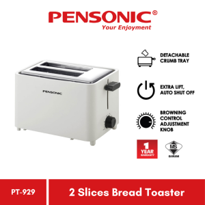 PT-929 2 Slices Bread Toaster - Pensonic