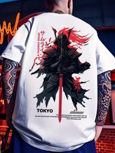 Mens and Womens Summer Fashion 3D Print Japanese Anime Printing T-shirt Casual Polyester Round Neck Casual Short Sleeve Tees