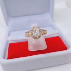 Cincin Jumbo Wanita Aksesoris Fashion Awet Tahan Lama Anti Karat Cocok Untuk Harian G8-4D