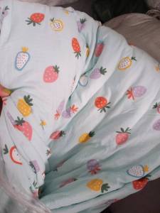 ผ้าห่มไหมนมแบบมีลาย นุ่มละมุนสบายผิว ผ้าห่ม ผ้าห่มใยไหมหนา 7ฟุต 200*230ซม. ผืนใหญ่ หนา นุ่ม ระบายอากาศได้ดี