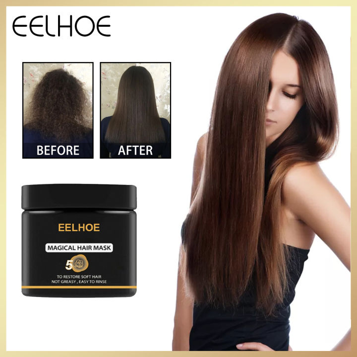 Eelhoe Hair Mask Keratin Magical Soft Hair Treatment Hair Health Beauty  Care for Repair Dryness and Smoothing Frizz Repair Damage Restore Soft Hair 