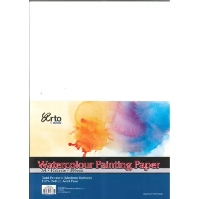 ARTO by CAMPAP WATERCOLOUR PAINTING PAPER A4SIZE 10S 200gsm (CR36336)
