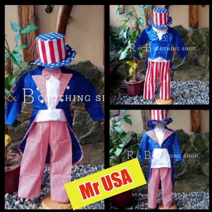 USA boy for UNITED NATIONS Costumes💕USA boy costumes🌏 | Lazada PH