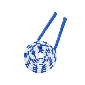 Kids Exercise Rope with Decorative Beads Antislip Grip Ergonomic Plastic Handle for Indoor Outdoor Activity