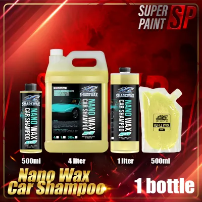 Shark Wax 2 IN 1 Ceramic Wash & Wax Shampoo US Technology Nano Wax Car Wash Shampoo 2 in 1 Sabun Kereta Cuci 水蜡洗车液/纳米洗车液
