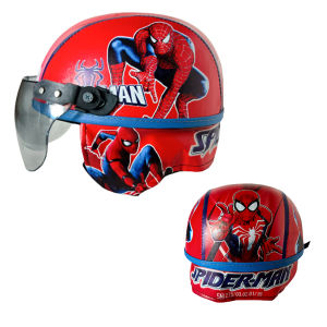 Broico Helm Anak anak broco retro kaca riben lucu usia 1 sampai 4 tahun Motif