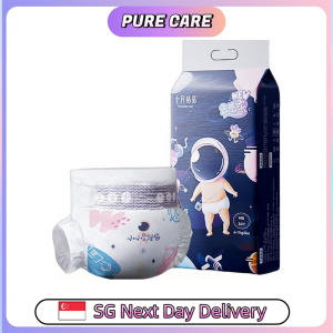 【Pure Care】 Ten-M Baby Diaper Pants / Soft & Super Absorbent / Thin & Breathable / Newborn Protection