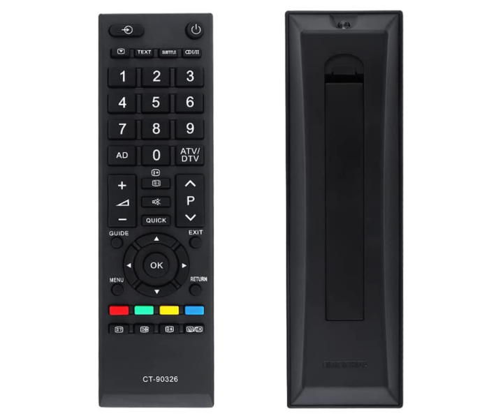 AULCMEET Telecomando Universale CT-90386 Per TV LCD Toshiba: Sostituisce CT-90336, CT-90326 E Altri Modelli