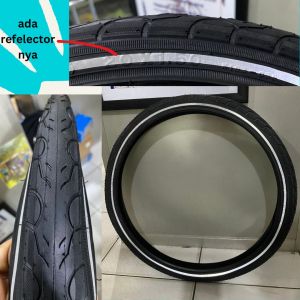 Kenda Ban luar 20 X 1.50 Reflector BMX KWEST 406 MURNI FOLDING Sepeda Lipat Mini Universal K193 Nyala Lampu