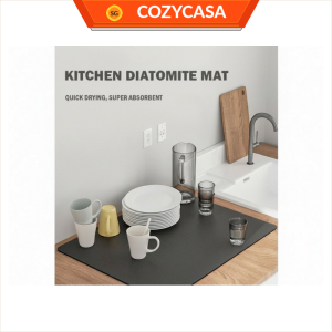 Kitchen Diatomite Absorbent Countertop Mat Quick Dry Table Pad