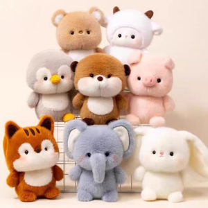 15CM Động vật dễ thương Đồ chơi sang trọng cho trẻ em Đồ trang trí búp bê để bàn Đồng hành Búp bê sinh nhật Quà tặng Giáng sinh Người bạn đồng hành ngủ mềm Kawaii2026