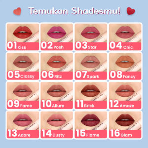 𝗝𝗨𝗡𝗞𝗜𝗘 𝗠𝗔𝗞𝗘𝗨𝗣 -HANASUI MATTEDORABLE LIP CREAM BIASA