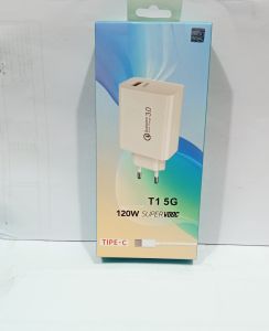 Charger HP VVO T1 5G 120W Super Vooc Quick Charge3.0 Support Fast Charging