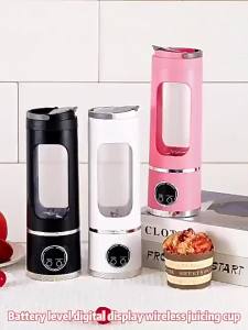 450ml Juicer Portable USB ChargingJuicer Can Make Smoothies and Milkshakes Juicer