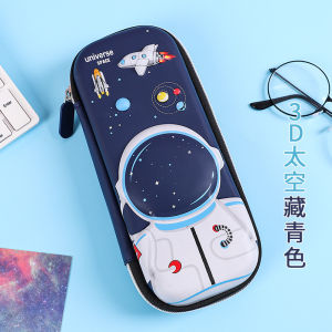 Kotak Pensil 3D motif Astronot / Tempat Pensil / Pencil Case