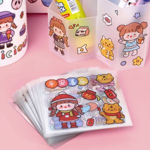 Stiker Viral isi 100 Lembar - Stiker Botol Minum 2D - Sticker Momo 100pcs Box - Stiker MOMO - Stiker Momo Rainbow