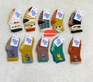 Combo 5 đôi Vớ cho bé sơ sinh Tất bé trai bé gái có chống trượt tất trẻ sơ sinh đến 2 tuổi vớ trẻ em /có tách lẻ 1 đôi