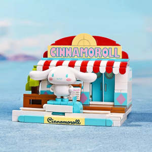 Original Keeppley Sanrio building blocks Street View Puzzle Kuromi My Melody Hello Kitty Cinnamoroll Pompompurin 三丽鸥家族街景萌主出道可爱营业