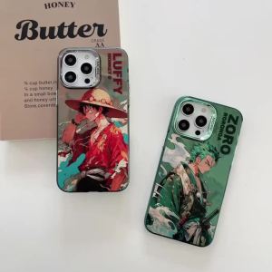 FCCool Luffy Zoro Mobile Phone Case For iPhone 17 Pro Max 16 Pro Max 15 Pro Max 14 Pro Max 13 Pro Max Soft Silicone Phone Back Cover for iPhone 12 Pro Max 11 Back Shell