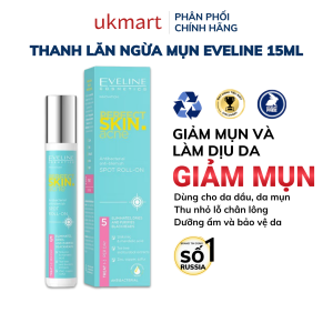 Thanh lăn ngừa mụn Eveline Perfect Skin Acne giúp kháng khuẩn giảm mụn và làm dịu da 15ML