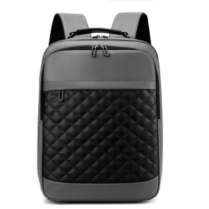 GLADIO Tas Ransel Pria Nidaime Kulit Hitam Terbaru Premium Fashion Branded Muat Laptop GLD022B5