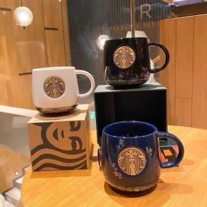 Large Capacity Starbucks Couple Cup Ceramic Cup Gift Box