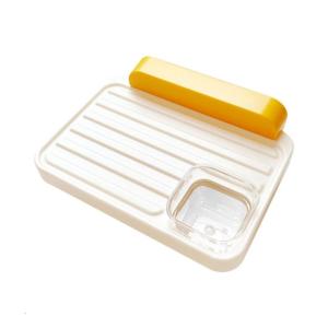 ABS Bird Feeder Perch Stand Antislip Surfaces with Feeding Cup For Home Aviaries Birdcages Or Pet Store Displays